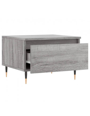 Tavolini Salotto 2pz Grigio Sonoma 50x46x35cm Legno Multistrato