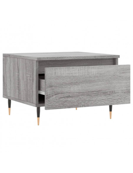 Tavolini Salotto 2pz Grigio Sonoma 50x46x35cm Legno Multistrato