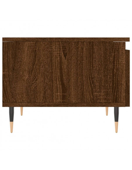 Tavolini Salotto 2pz Rovere Marrone 50x46x35 Legno Multistrato