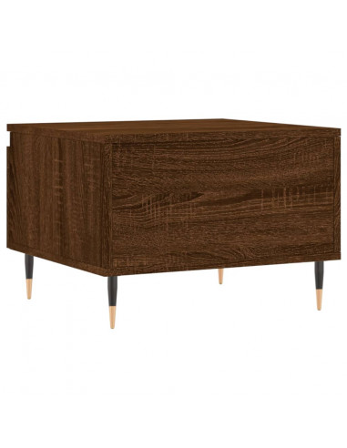 Tavolini Salotto 2pz Rovere Marrone 50x46x35 Legno Multistrato