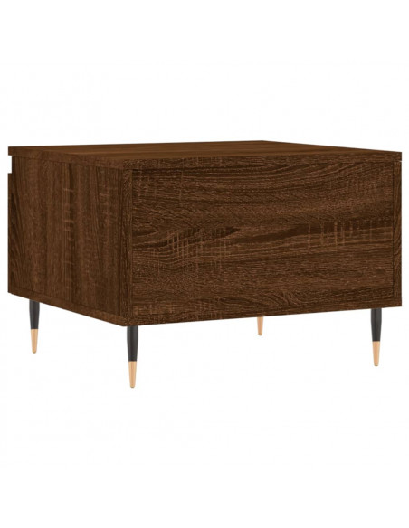 Tavolini Salotto 2pz Rovere Marrone 50x46x35 Legno Multistrato