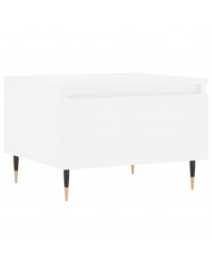 Tavolino da Salotto Bianco 50x46x35 cm in Legno Multistrato 2