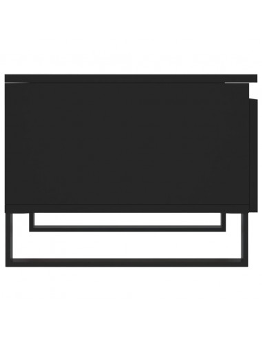 Tavolini da Salotto 2pz Neri 50x46x35 cm in Legno Multistrato