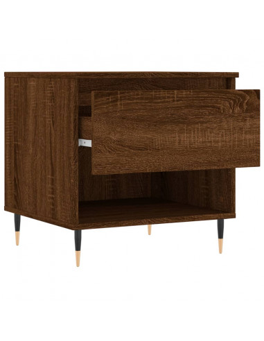 Tavolini Salotto 2pz Rovere Marrone 50x46x50 Legno Multistrato