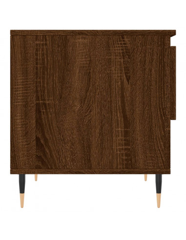 Tavolini Salotto 2pz Rovere Marrone 50x46x50 Legno Multistrato