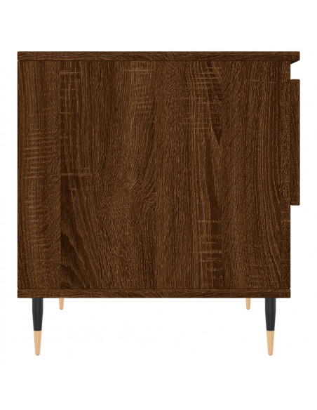 Tavolini Salotto 2pz Rovere Marrone 50x46x50 Legno Multistrato
