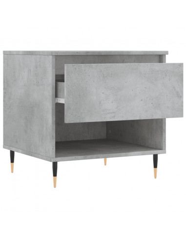 Tavolini Salotto 2pz Grigio Cemento 50x46x50 Legno Multistrato