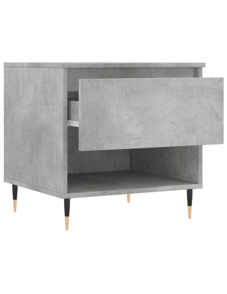 Tavolini Salotto 2pz Grigio Cemento 50x46x50 Legno Multistrato