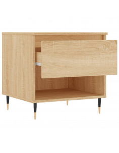 Tavolini Salotto 2pz Rovere Sonoma 50x46x50cm Legno Multistrato 2