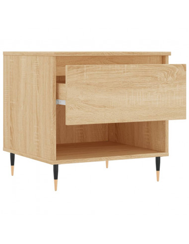 Tavolini Salotto 2pz Rovere Sonoma 50x46x50cm Legno Multistrato