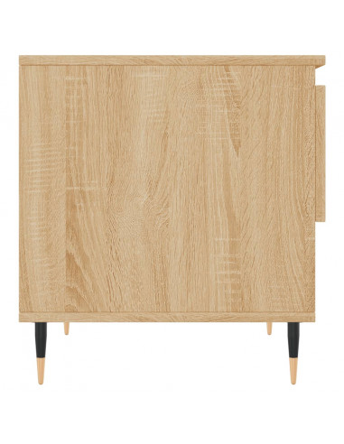 Tavolini Salotto 2pz Rovere Sonoma 50x46x50cm Legno Multistrato