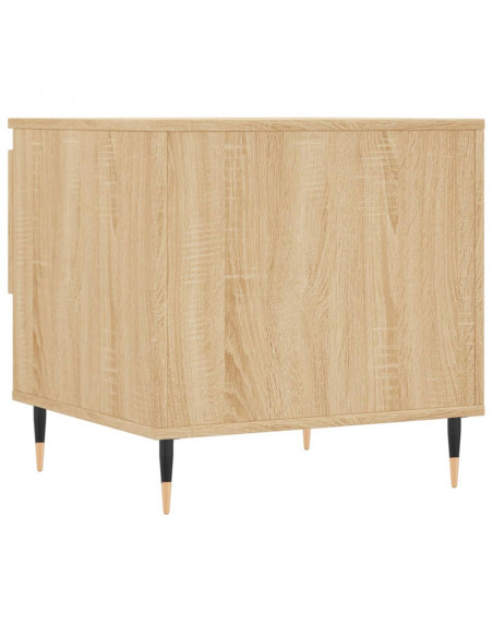 Tavolini Salotto 2pz Rovere Sonoma 50x46x50cm Legno Multistrato