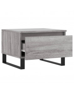 Tavolini Salotto 2pz Grigio Sonoma 50x46x35cm Legno Multistrato 2
