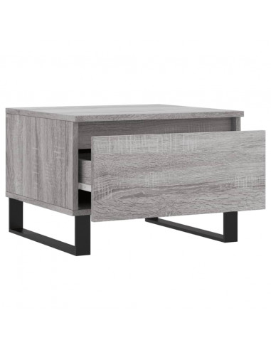 Tavolini Salotto 2pz Grigio Sonoma 50x46x35cm Legno Multistrato