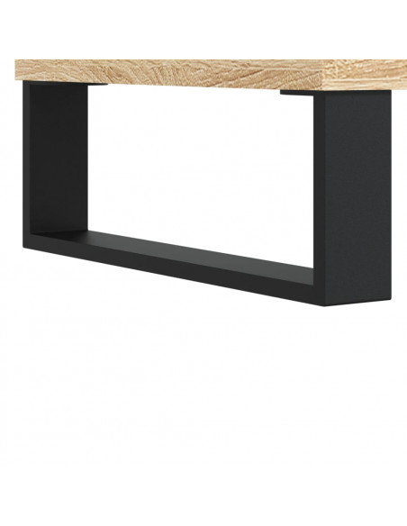 Tavolini Salotto 2pz Rovere Sonoma 50x46x35cm Legno Multistrato
