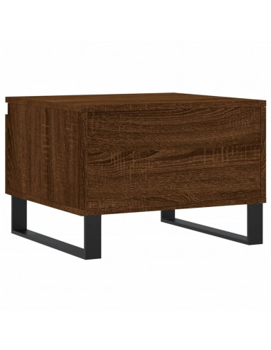 Tavolini Salotto 2pz Rovere Marrone 50x46x35 Legno Multistrato