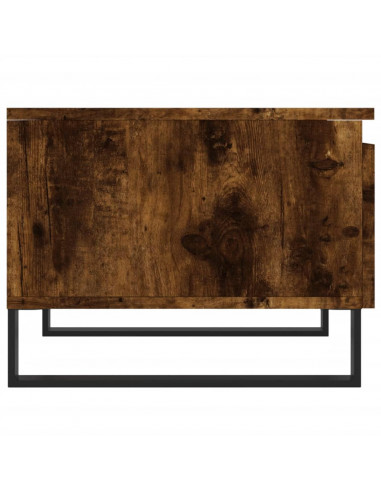 Tavolini Salotto 2pz Rovere Fumo 50x46x35 cm Legno Multistrato