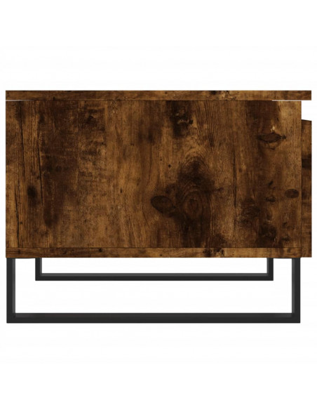 Tavolini Salotto 2pz Rovere Fumo 50x46x35 cm Legno Multistrato