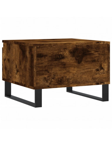 Tavolini Salotto 2pz Rovere Fumo 50x46x35 cm Legno Multistrato