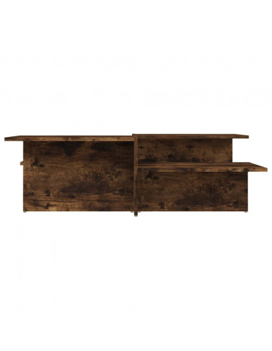 Tavolini da Salotto 2 pz Rovere Fumo in Legno Multistrato