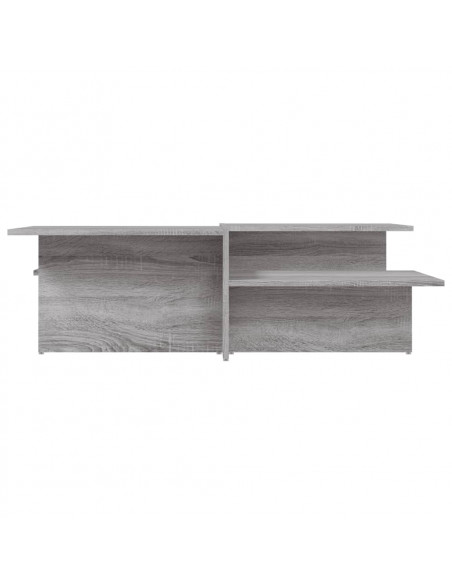 Tavolini da Salotto 2 pz Grigio Sonoma in Legno Multistrato