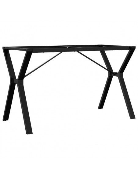 Telaio Gambe a Y per Tavolo da Pranzo 120x60x73 cm in Ghisa