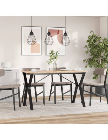 Telaio Gambe a Y per Tavolo da Pranzo 120x60x73 cm in Ghisa