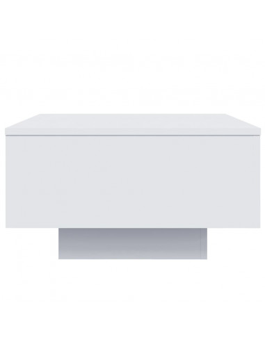 Tavolino da Salotto Bianco 55x55x31 cm in Legno Multistrato