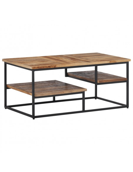 Tavolino da Salotto 90x50x39cm Massello Teak di Recupero