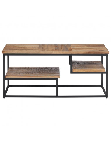 Tavolino da Salotto 90x50x39cm Massello Teak di Recupero