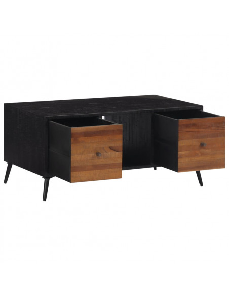 Tavolino da Salotto 90x50x41cm Massello Teak di Recupero