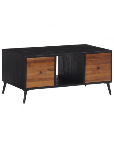 Tavolino da Salotto 90x50x41cm Massello Teak di Recupero