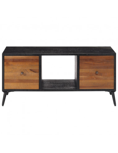 Tavolino da Salotto 90x50x41cm Massello Teak di Recupero