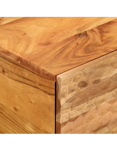 Tavolino 100x54x40 cm in Legno Massello di Acacia