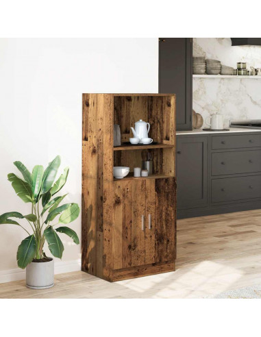 Armadietto Cucina Legno Antico 57x41,5x131,5 cm in Truciolato