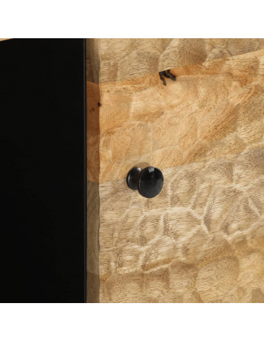 Tavolino da Salotto 100x54x40 cm in Legno Massello di Mango