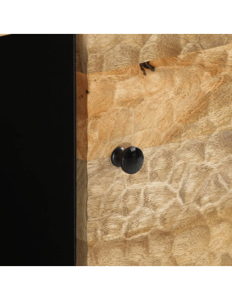 Tavolino da Salotto 100x54x40 cm in Legno Massello di Mango