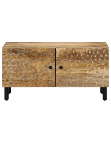 Tavolino da Salotto 80x50x40 cm Legno Massello di Mango