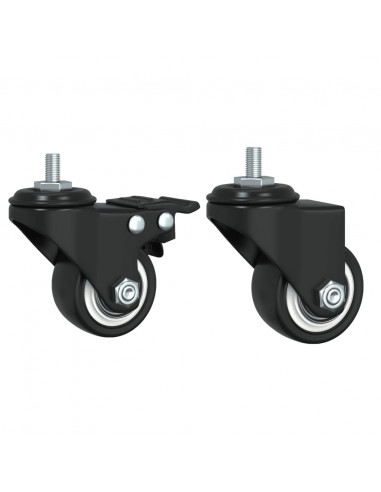 Tavolino con Ruote Rovere Fumo 91x55x34 cm in Legno Multistrato