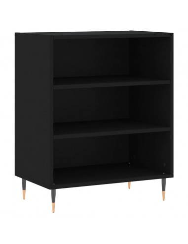Credenza Nera 57x35x70 cm in Legno Multistrato