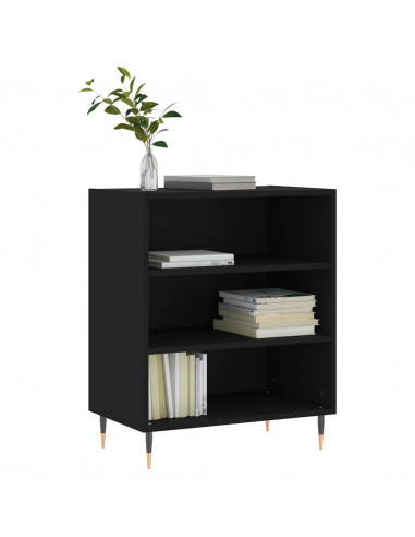 Credenza Nera 57x35x70 cm in Legno Multistrato