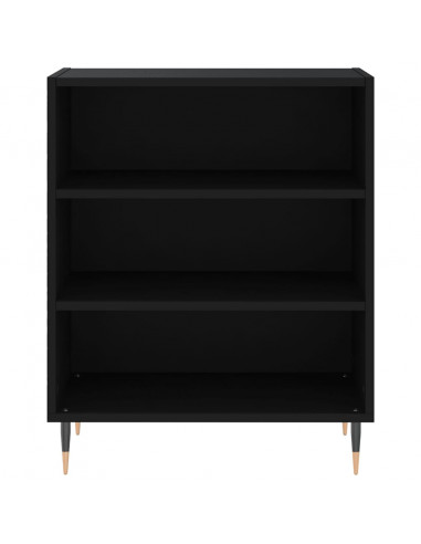 Credenza Nera 57x35x70 cm in Legno Multistrato