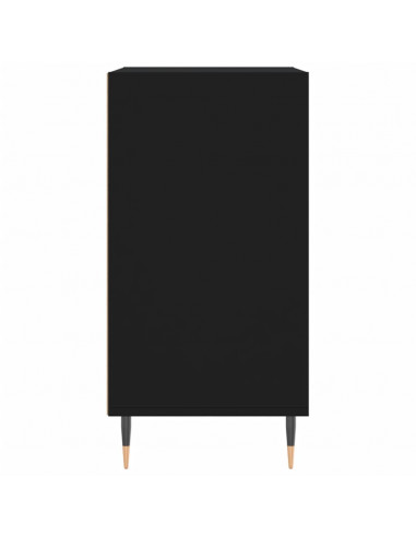Credenza Nera 57x35x70 cm in Legno Multistrato