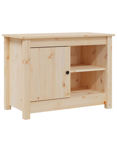 Mobile Porta TV 70x36,5x52 cm in Legno Massello di Pino