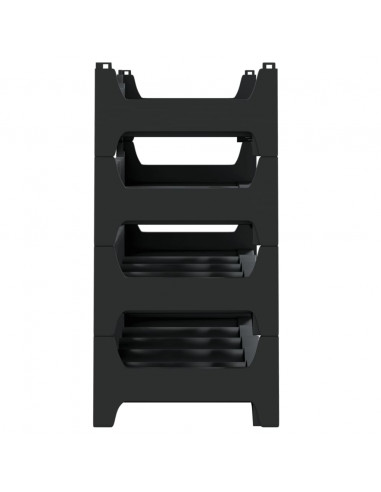 Portabottiglie per 24 Bottiglie in PP Impilabile