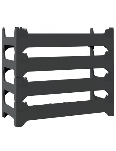 Portabottiglie per 24 Bottiglie in PP Impilabile