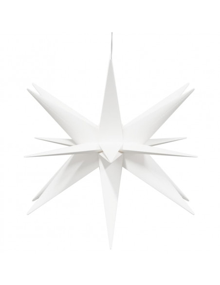 Luci di Natale con LED 3 pz Pieghevoli Bianche 43 cm