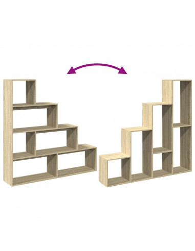 Libreria 4 Ripiani Rovere Sonoma 143,5x29x143,5 cm Truciolato