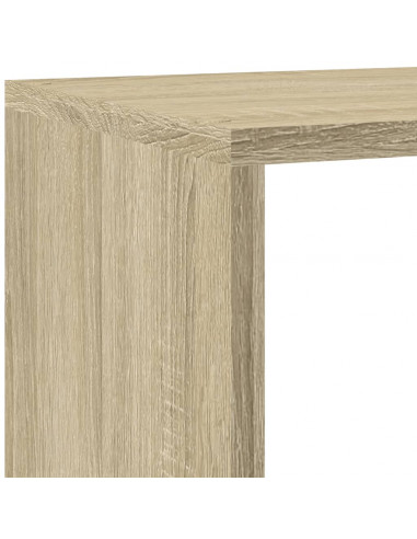 Libreria 4 Ripiani Rovere Sonoma 143,5x29x143,5 cm Truciolato