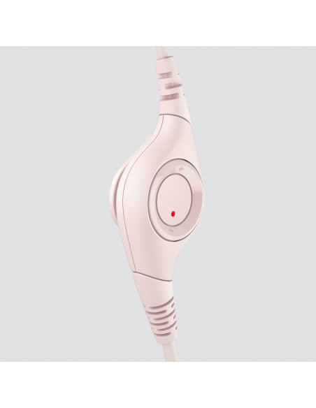 Logitech H390 Auricolare Cablato A Padiglione Ufficio USB tipo A Rosa